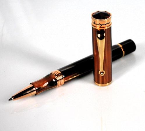 Montegrappa - Roller-Ducale Emperador & Rose Gold - Balpen, Verzamelen, Pennenverzamelingen