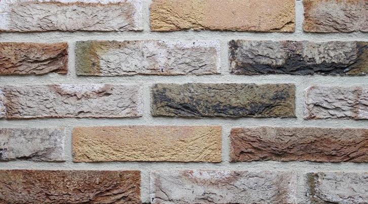 art. 1159 bruin geel wit zwart nuance handvorm waalformaat, Doe-het-zelf en Verbouw, Metselstenen, Bakstenen, Nieuw