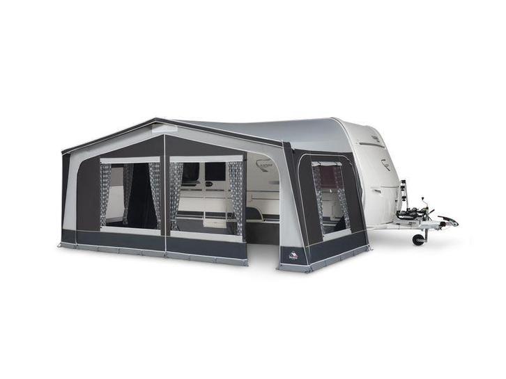 Dorema caravanvoortent Monza xl 300 antraciet, Caravans en Kamperen, Voortenten en Luifels, Nieuw
