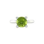 Witgouden ring van Bron Jewelry 14 karaat, Sieraden, Tassen en Uiterlijk, Ringen, Verzenden, Zo goed als nieuw, Goud