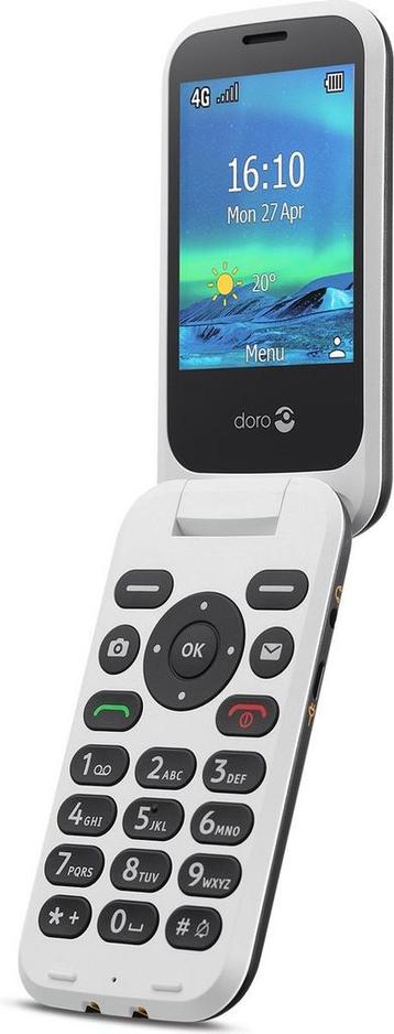 Doro 6880 4G Eenvoudige Klaptelefoon - Zwart beschikbaar voor biedingen