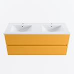 MONDIAZ VICA 120cm badmeubel onderkast Ocher 2 lades., Ophalen of Verzenden, Nieuw, Bad