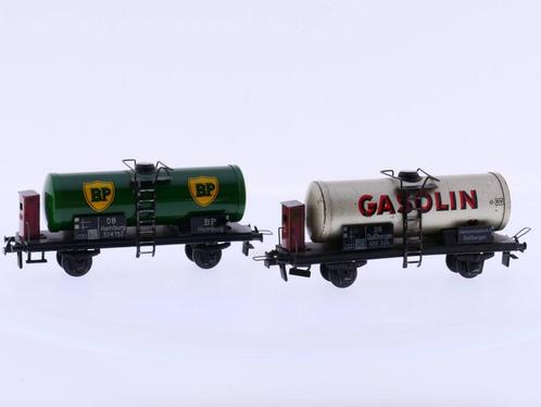 Schaal H0 Trix 2078 Ketelwagen Gasolin + 2078 Ketelwa..., Hobby en Vrije tijd, Modeltreinen | H0, Overige typen, Gebruikt, Trix
