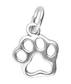 Zilveren Hondenpoot afdruk ketting hanger, Sieraden, Tassen en Uiterlijk, Verzenden, Nieuw