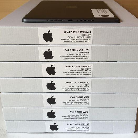 Voordeelbundel (10+prijs) Apple iPad 7 zwart 32GB 10.2...., Computers en Software, Apple iPads