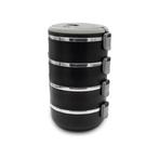 Meyerhoff Thermische Lunchbox 4 Lagen – 2800 ml – RVS Bento, Ophalen of Verzenden, Nieuw