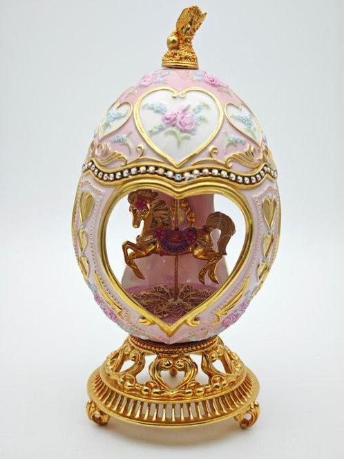 Fabergé ei - Carrouselpaardenei van het Huis van Fabergé -, Antiek en Kunst, Curiosa en Brocante