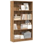 vidaXL Boekenkast 80x24x143 cm bewerkt hout artisanaal, Verzenden, Nieuw