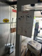 Technogym leg curl lowerback schijvenrek veiling, Sport en Fitness, Fitnessmaterialen, Gebruikt