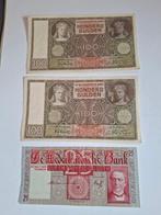 Nederland. - 25, 2 x 100 Gulden - Various Dates (Zonder, Postzegels en Munten, Bankbiljetten | Europa | Niet-Eurobiljetten