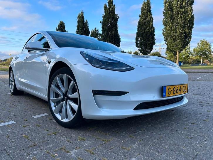 Tesla Model 3 AWD Long Range 75 kWh Auto Pilot, Auto's, Tesla, Origineel Nederlands, Dealer onderhouden, Te koop, Automaat, Sedan