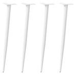 vidaXL Console tafelpoten conische vorm 4 st 72-73 cm staal, Verzenden, Nieuw