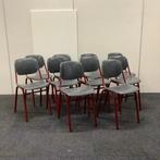 Complete set 10 stuks schoolstoelen zith. 43 cm,  van Helmut, Vijf, Zes of meer stoelen, Gebruikt, Stof, Ophalen of Verzenden