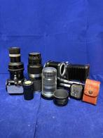 Leica Hektor 135mm f/4.5 + Elmar 90mm f/4 + accessori