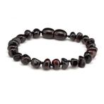 Barnsteen volwassenen armband - cherry (19 cm), Nieuw