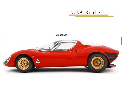 Laudoracing 1:12 - Model sedan - Alfa Romeo 33 Stradale 1967, Hobby en Vrije tijd, Modelauto's | 1:5 tot 1:12
