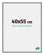 Fotolijst 40x55 cm - Mercury Structuur - Aluminium - New, Verzenden, Nieuw