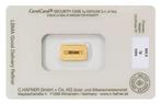 1 gram - Goud .999 - C. Hafner, Germany - Verzegeld en met