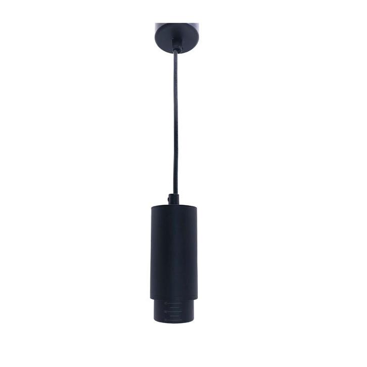 Hangarmatuur - buislamp met GU10 fitting | Zwart, Huis en Inrichting, Lampen | Hanglampen, 50 tot 75 cm, Nieuw, Metaal, Ophalen of Verzenden