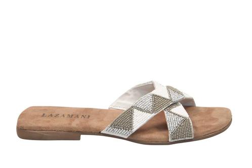 -50% Lazamani  Lazamani Damesschoenen slippers  maat 41, Kleding | Dames, Schoenen, Slippers, Wit, Nieuw, Verzenden