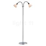 Nordlux Ray Double Vloerlamp, chroom (Staande lampen), Huis en Inrichting, Lampen | Vloerlampen, Verzenden, Nieuw