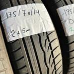 2 x Dunlop EconoDrive 175-70-14 Zomerbanden 5mm, Auto-onderdelen, Banden en Velgen, 14 inch, Gebruikt, 175 mm, Ophalen of Verzenden