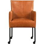 Leren eetkamerstoel Desire - Vintage Cognac (cognac) - Pote, Huis en Inrichting, Stoelen, Leren eetkamerstoel Desire - Vintage Cognac (cognac) - Poten staal rond zwart past perfect in uw interieur als u woonstijl: Bohemian, Industrieel, Modern, Scandinavisch is.