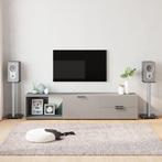vidaXL Luidsprekerstandaards 2 st 2 pijlers gehard glas, Muziek en Instrumenten, Verzenden, Nieuw