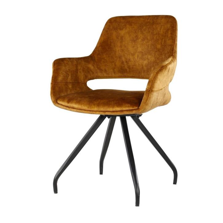 Capp Oker Velvet-13444, Huis en Inrichting, Stoelen, Ophalen of Verzenden