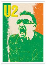 Posters - Poster U2 - Groen, Verzenden, Zo goed als nieuw