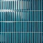 Wandtegel kitkat nairobi arrow blauw 1,5x10 cm wandtegel, Ophalen, Nieuw, 10 m² of meer, Wandtegels