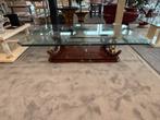 Salontalfe Idra  160x100cm  glasplaat, Huis en Inrichting, Tafels | Salontafels, Ophalen, Glas, 100 tot 150 cm, Klassiek