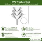 My Green Deal – RVS Trechter Set – 3-delig, Huis en Inrichting, Verzenden, Nieuw