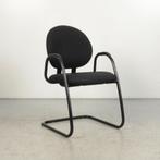 Vergaderstoel Steelcase Strafor - Zwart - Sledeframe, Ophalen of Verzenden, Nieuw