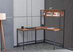 Hoekbureau Nieuw Hoekbureau L-Model met Planken 140x120x75cm, Zakelijke goederen, Kantoor en Winkelinrichting | Kantoormeubilair en Inrichting