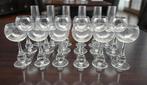 Baccarat - Drinkservies (18) - klaproos - Kristal - zeldzaam