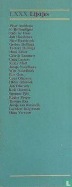 Andriesse, Peter - LXXX Lijstjes - 1970, Verzenden, Gelezen