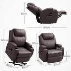 TRUUSK Stoel Met Opsta-hulp, Kantelbaar, Relaxstoel Met Beke, Huis en Inrichting, Fauteuils, Verzenden, Nieuw