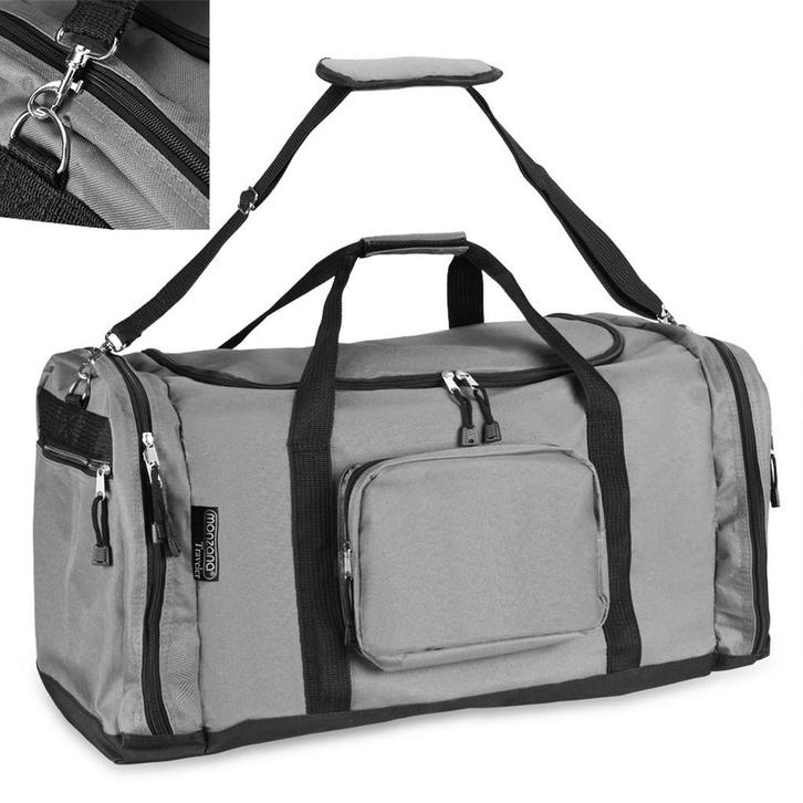 Reistas Antraciet 90L (Koffers - Tassen, Outdoor Kamperen), Caravans en Kamperen, Kampeeraccessoires, Nieuw, Verzenden