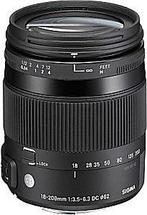 Sigma C 18-200 mm F3.5-6.3 DC HSM OS Macro 62 mm filter, Verzenden, Zo goed als nieuw, Macrolens