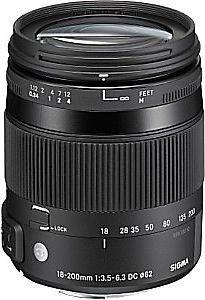 Sigma C 18-200 mm F3.5-6.3 DC HSM OS Macro 62 mm filter, Audio, Tv en Foto, Fotografie | Lenzen en Objectieven, Macrolens, Zo goed als nieuw