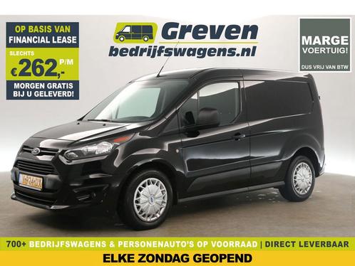 Ford Transit Connect 1.5 TDCI L1H1 Marge Airco 3 Pers €262pm, Auto's, Bestelauto's, Handgeschakeld, Diesel, Zwart, Ford, Verzenden
