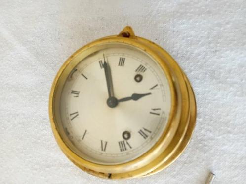 Scheepsklok - Vintage Glas, Messing - 1950-1960, Antiek en Kunst, Antiek | Klokken