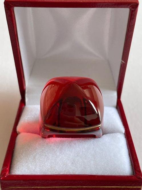 Baccarat - Medicis Pop robijn - Ring, Antiek en Kunst, Antiek | Glas en Kristal