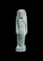 Oude Egypte, late periode Geglazuurde faience Thoth Amulet