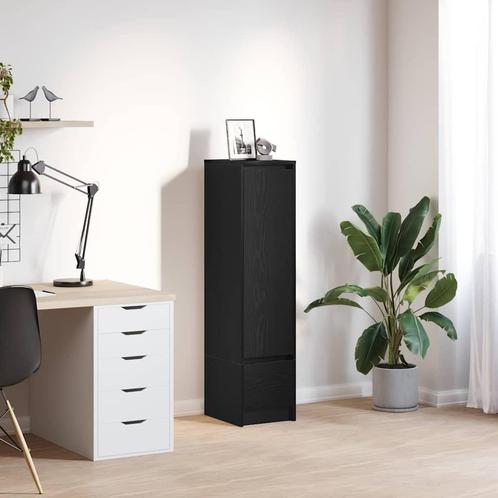 vidaXL Highboard 29,5x34x119,5 cm spaanplaat zwart, Huis en Inrichting, Kasten | Buffetkasten, Nieuw, Overige houtsoorten, Verzenden