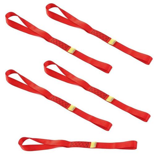 Set van 5 stuks spanbanden 60 cm met dubbele lus / sjorband, Doe-het-zelf en Verbouw, Gereedschap | Overige machines, Ophalen of Verzenden