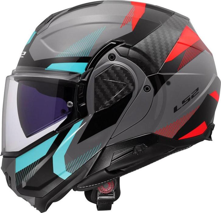 LS2 FF910 Advant II Triple Nardo Grijs Systeemhelm, Motoren, Kleding | Motorhelmen, XXL, Nieuw met kaartje, Overige merken, Systeemhelm