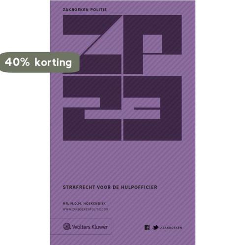Zakboek strafrecht voor de hulpofficier 2023 9789013170405, Boeken, Overige Boeken, Zo goed als nieuw, Verzenden