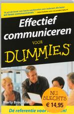 Effectief communiceren voor Dummies 9789043010412, Zo goed als nieuw, Verzenden